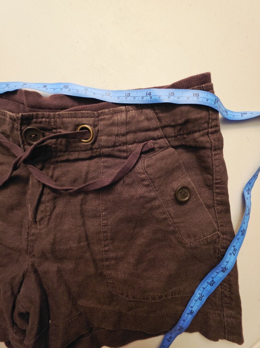 Sanctuary Plum Ribbed-Waist Shorts - Picture 5 of 9